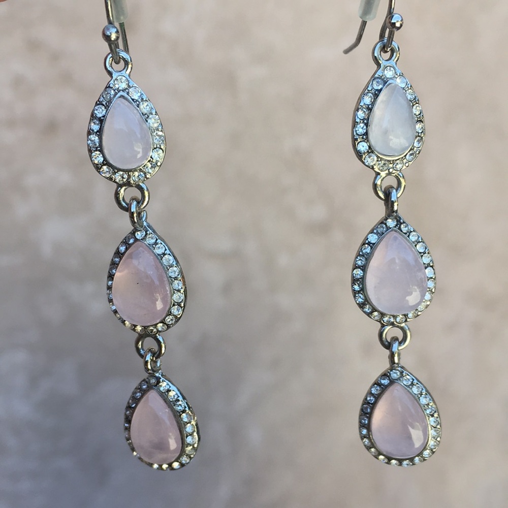 Samantha Wills Earrings Rose Quartz